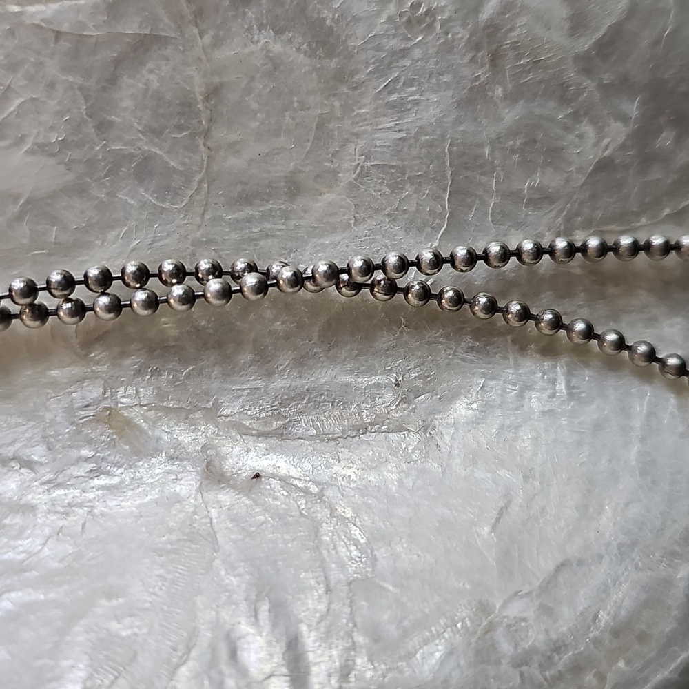 Authentic Tiffany & Co. Sterling Silver Tiny Bead… - image 2